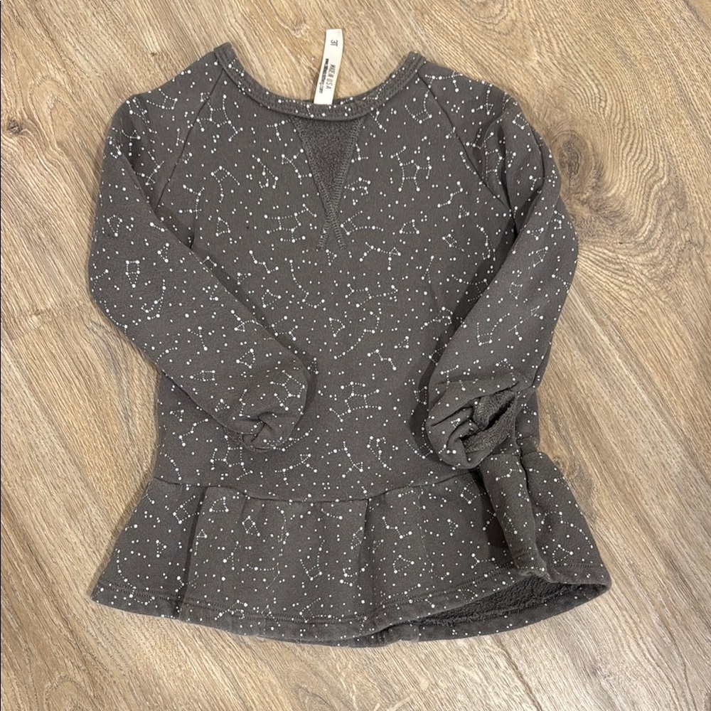 Women's Black Peplum Top